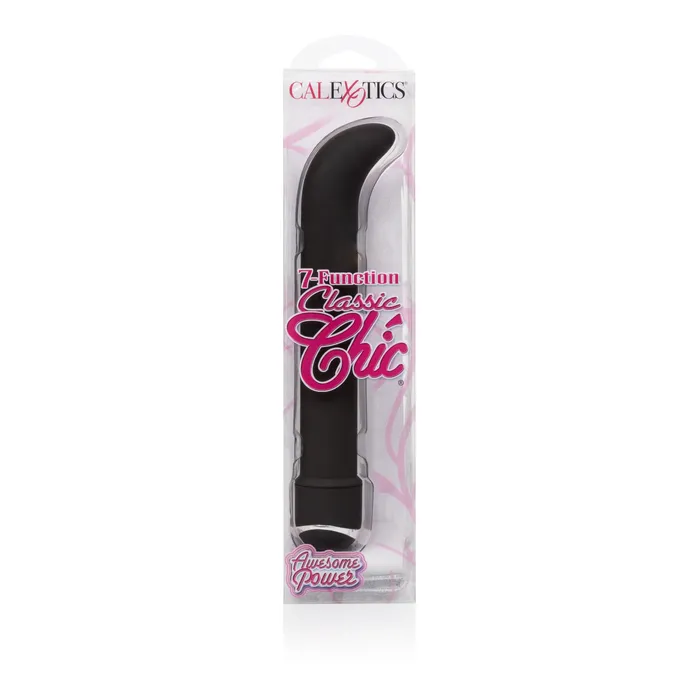 California Exotic Vibrators 7 Function Classic Chic Standard G Black