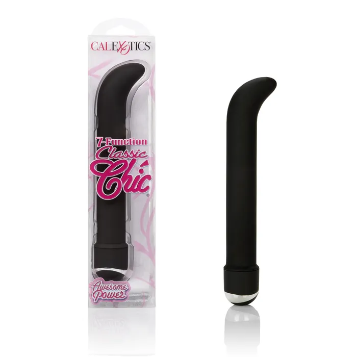 California Exotic Vibrators 7 Function Classic Chic Standard G Black
