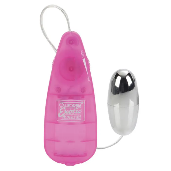 California Exotic Vibrators California Exotic Slim Teardrop Bullet Pink