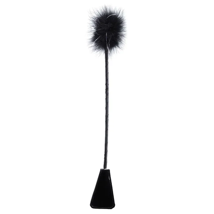 Couples Fetish Fantasy Series Feather Crop Black Pipedream