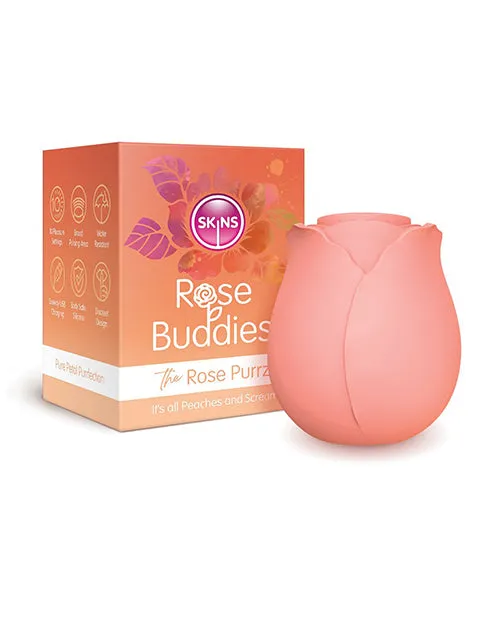 Creative Conceptions Vibrators Skin Rose Buddies The Rose Purrz Red