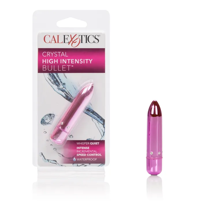 Crystal High Intensity Bullet Pink California Exotic Vibrators