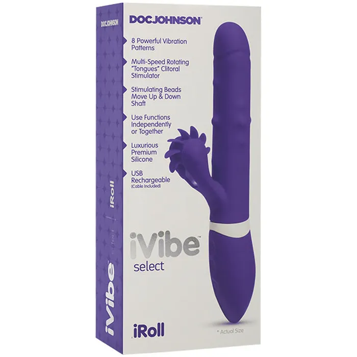 Doc Johnson Ivibe Select Iroll Purple Vibrators