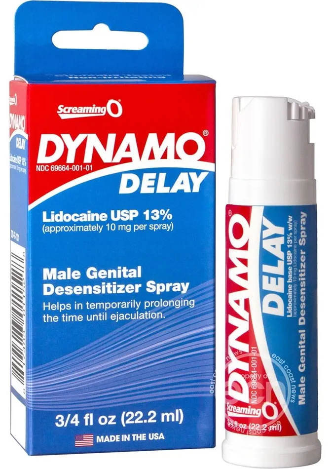 Dynamo Delay Spray Singles Screaming O Topical Vibrators
