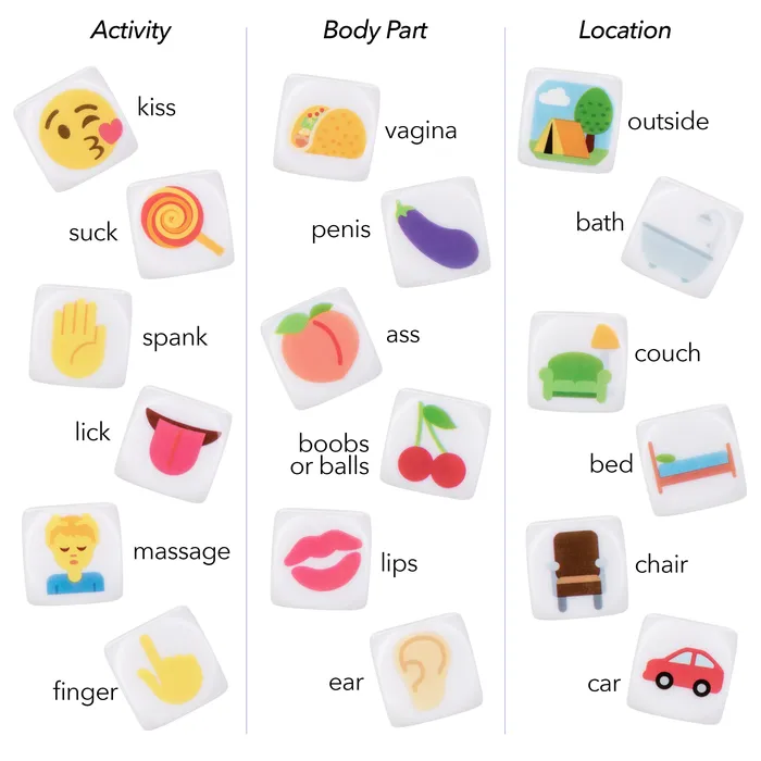 Emojigasm Dice California Exotic Vibrators