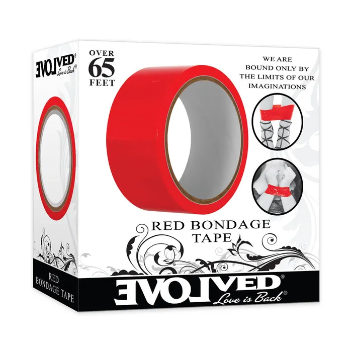 Evolved Red Bondage Tape 20 metre length Evolved Vibrators