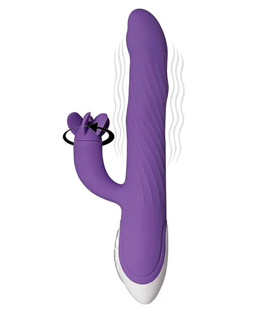 Evolved Tilt O Whirl Dual Stim Purple Evolved Novelties INC Vibrators