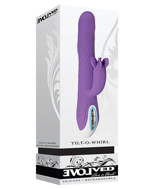 Evolved Tilt O Whirl Dual Stim Purple Evolved Novelties INC Vibrators