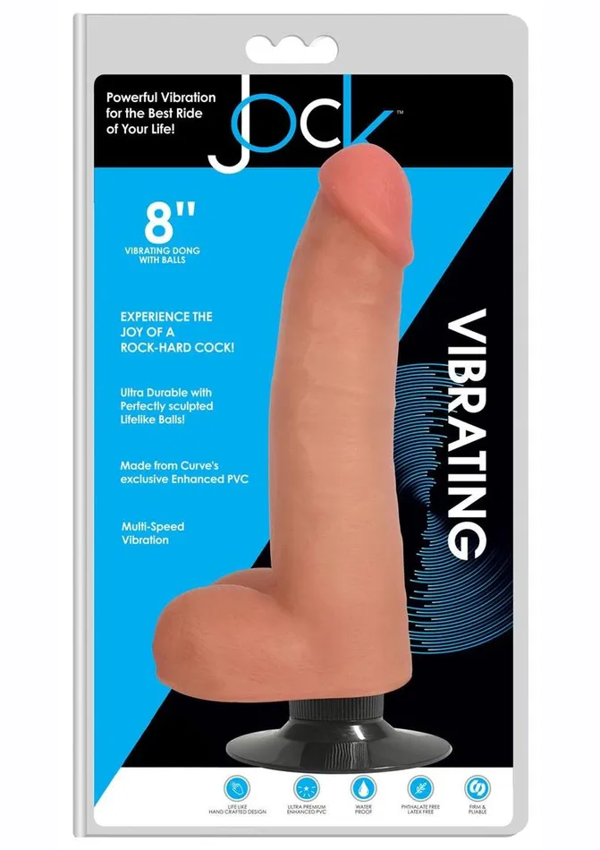 Female Sex Toys Jock Jock Vibrating Dildo with Balls