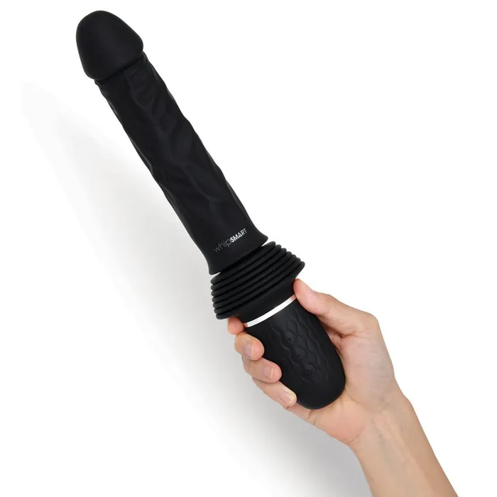 Female Sex Toys WhipSmart WhipSmart Thrusting Vibrator Cock Black 30cm with Suction Mount Female Sex Toys WhipSmart WhipSmart Thrusting Vibrator Cock Black 30cm with Suction Mount