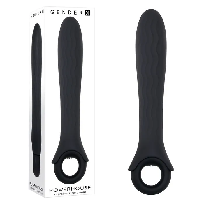 Gender X POWERHOUSE Black 216 cm USB Rechargeable Vibrator Gender X Vibrators Gender X POWERHOUSE Black 216 cm USB Rechargeable Vibrator Gender X Vibrators