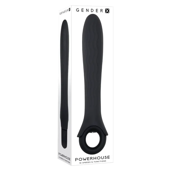 Gender X POWERHOUSE Black 216 cm USB Rechargeable Vibrator Gender X Vibrators Gender X POWERHOUSE Black 216 cm USB Rechargeable Vibrator Gender X Vibrators