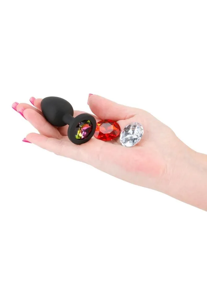 Glams Male Sex Toys Glams Xchange Round Silicone Anal Plug