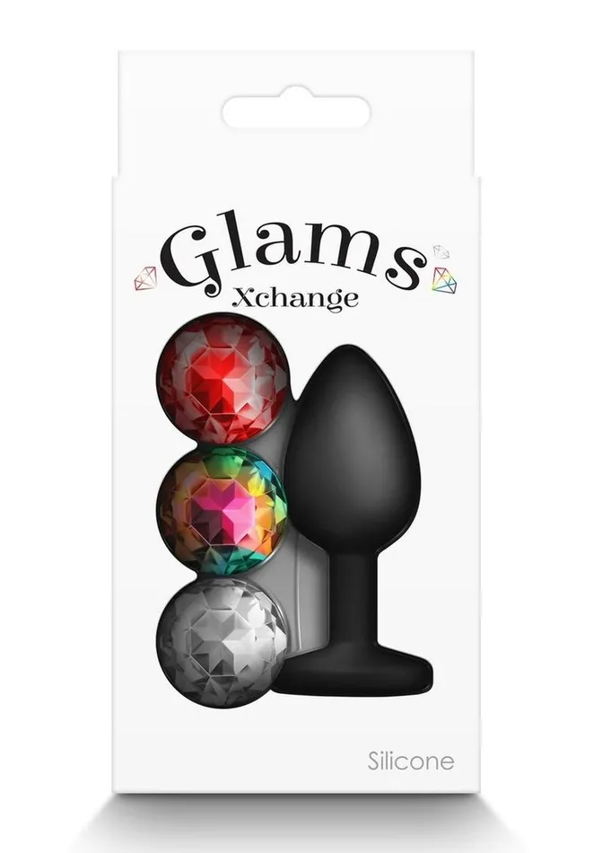 Glams Male Sex Toys Glams Xchange Round Silicone Anal Plug