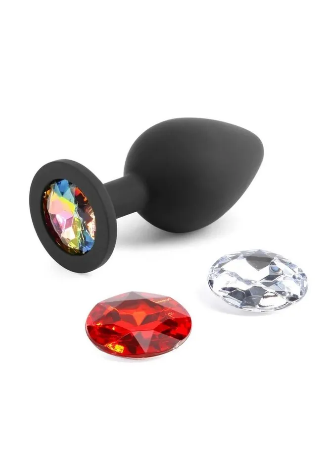 Glams Male Sex Toys Glams Xchange Round Silicone Anal Plug