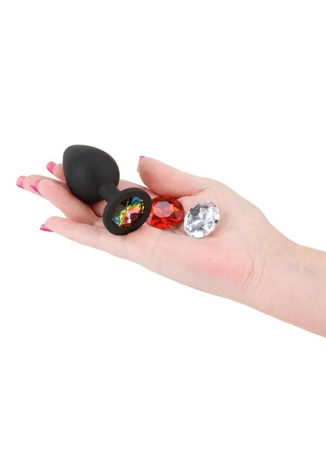 Glams Male Sex Toys Glams Xchange Round Silicone Anal Plug