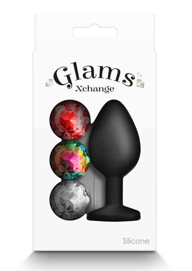 Glams Male Sex Toys Glams Xchange Round Silicone Anal Plug
