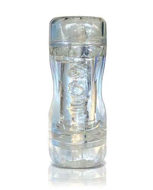 Global Novelties LLC Dildos MSTR B8 Double Date In the Clear Dual End Stroker