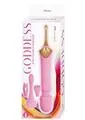 Goddess Vibrators Goddess Pink Elegance Rechargeable Silicone Duel End Massager