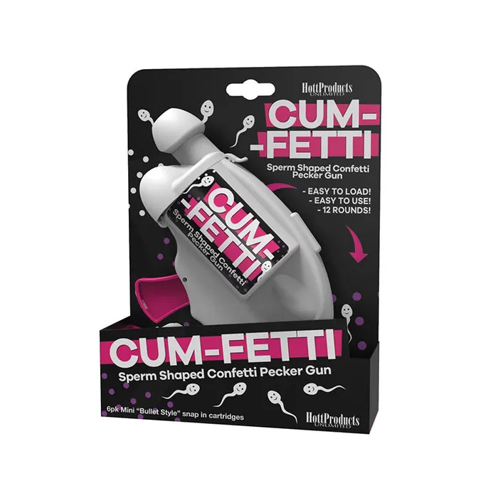 Hott Products Cumfetti Party Popper Gun Vibrators