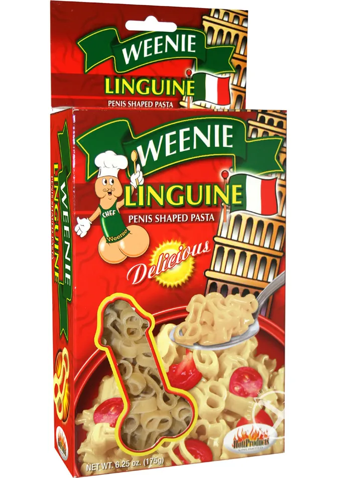 Hott Products Male Sex Toys Weenie Linguini Penis Shaped Pasta