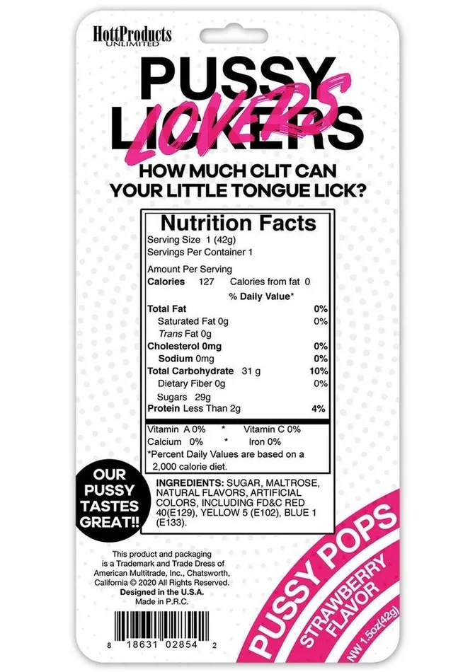 Hott Products Pussy Lickers Pussy Pops Male Sex Toys