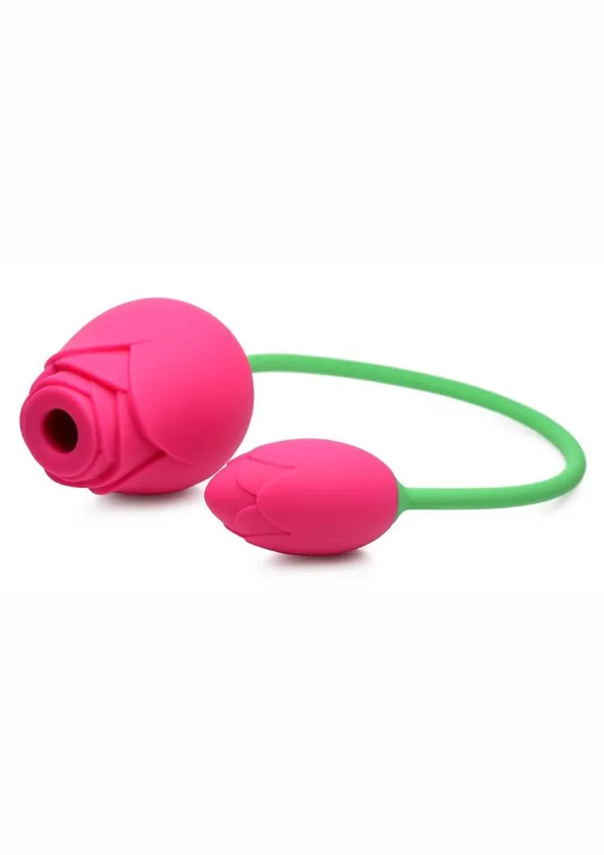 Inmi Bloomgasm Rose Duet 15x Silicone Rechargeable Vibrating and Sucking Clit Stimulator Bloomgasm Male Sex Toys Inmi Bloomgasm Rose Duet 15x Silicone Rechargeable Vibrating and Sucking Clit Stimulator Bloomgasm Male Sex Toys