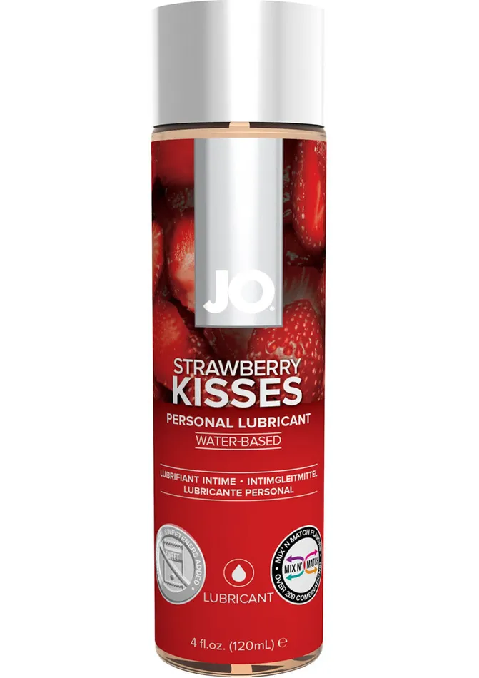 JO H2o Water Based Flavored Lubricant Strawberry Kiss System JO Lubricants JO H2o Water Based Flavored Lubricant Strawberry Kiss System JO Lubricants