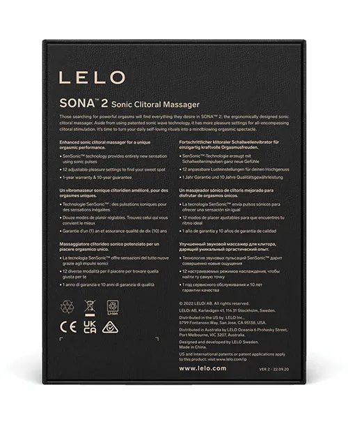 Lelo INC Lelo Sona 2 Vibrators