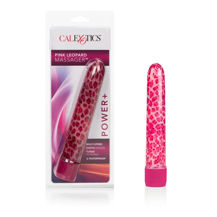 Leopard Massager Pink California Exotic Vibrators