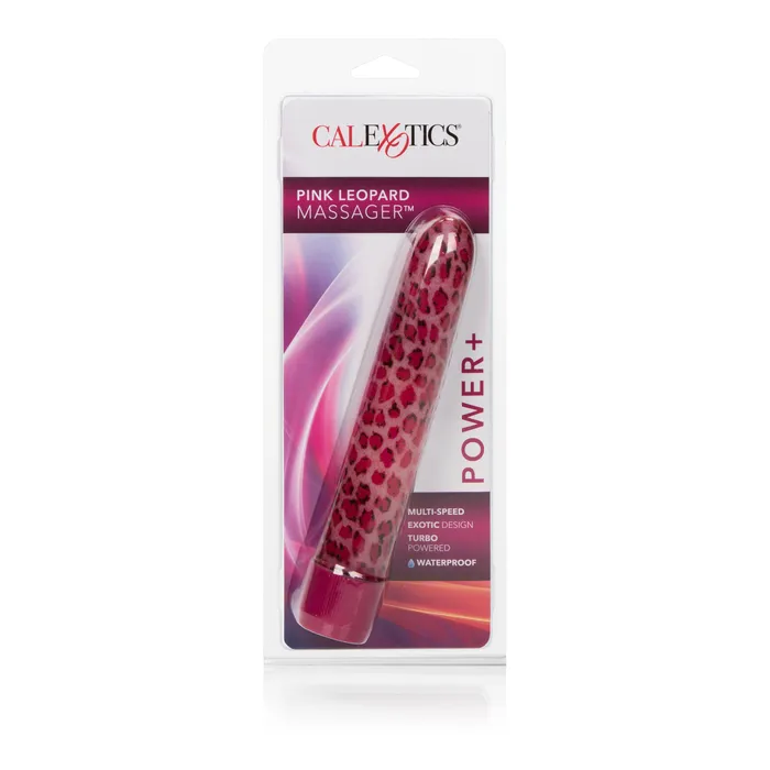 Leopard Massager Pink California Exotic Vibrators