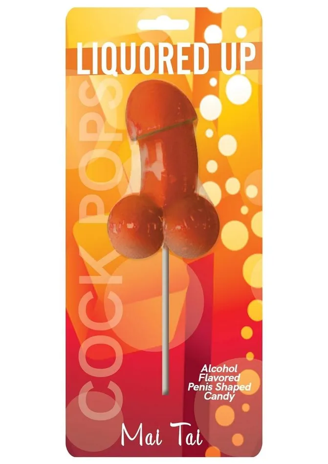 Liquored Up Cock Pops Lollipop Mai Tai Liquored Up Male Sex Toys