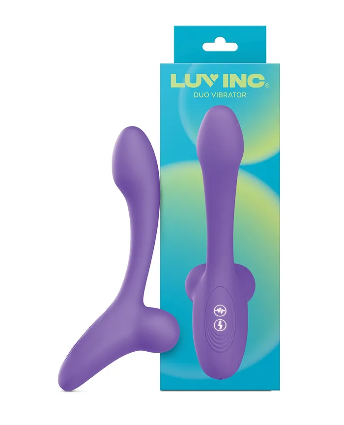 Luv Inc Poseable Duo Vibrator Purple Vvole Vibrators