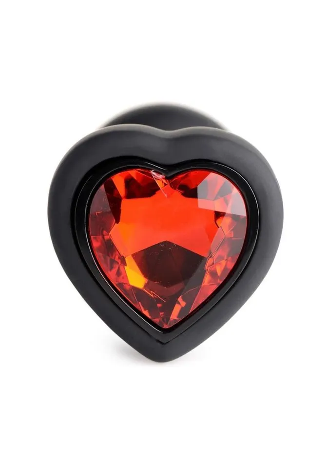 Male Sex Toys Booty Sparks 28x Rechargeable Silicone Vibrating Heart Anal Plug with Remote Control Booty Sparks