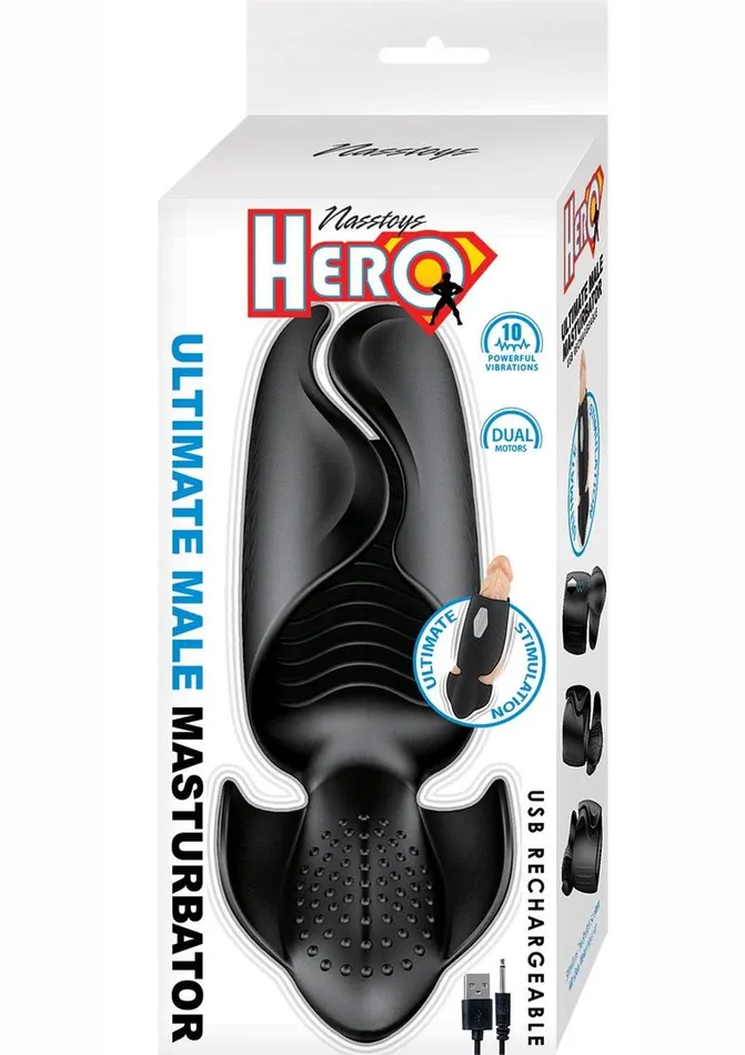 Male Sex Toys Hero Hero Ultimate Rechargeable Silicone Masturbator