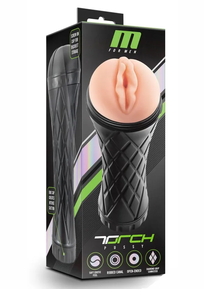 Male Sex Toys M for Men M For Men The Torch Pussy Masturbator Pussy