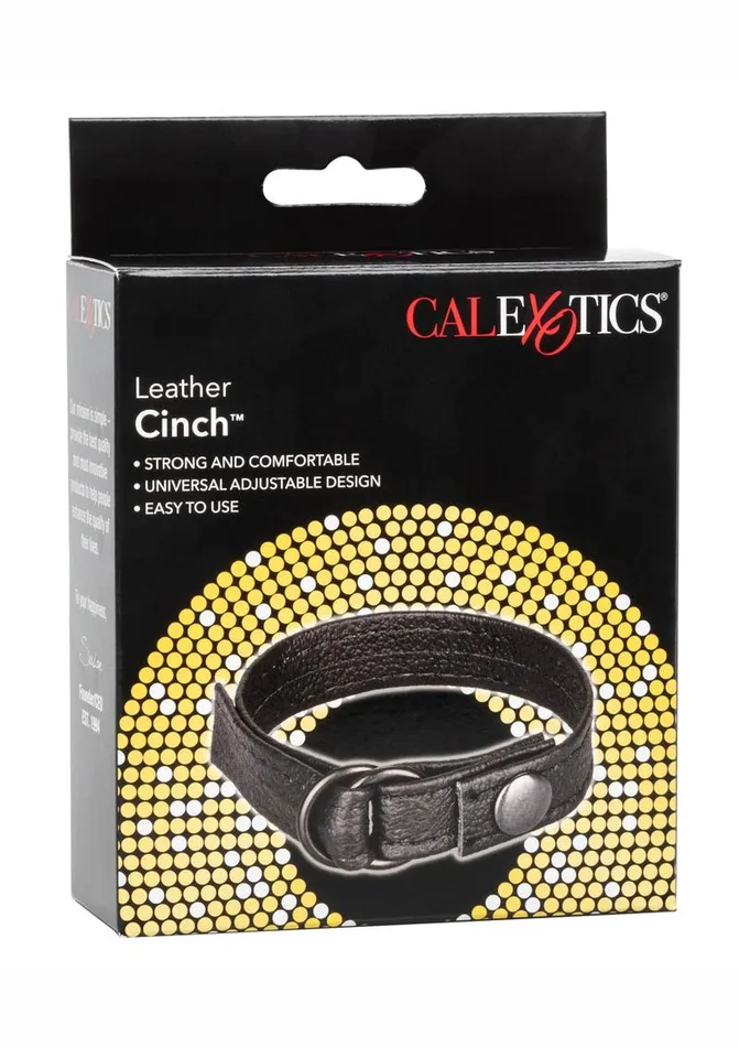 Male Sex Toys Rings Leather Cinch Cock Ring