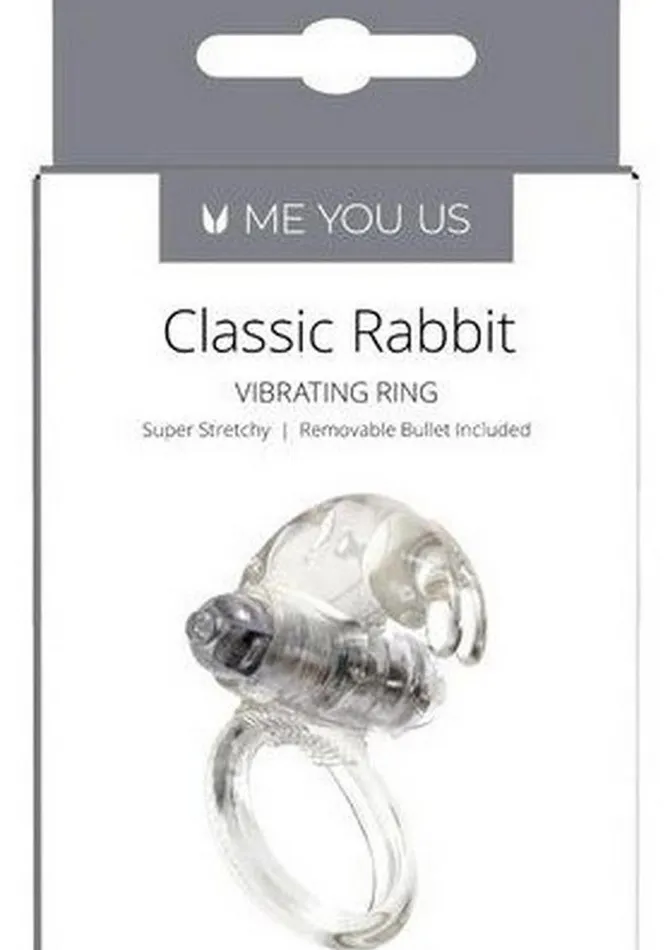 ME YOU US Classic Rabbit Vibrating Cock Ring Me You Us Couples
