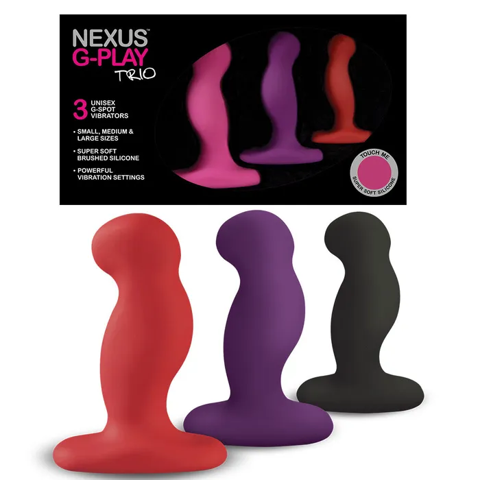 Nexus Vibrators Nexus GPLAYTRIO Vibrator Pack SML