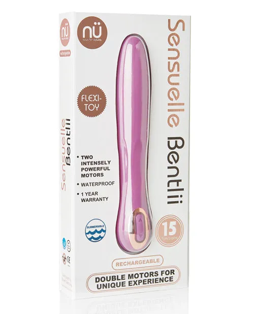 Novel Creations Usa INC Vibrators Sensuelle Bentlii 2 Motors Flexible Vibe Novel Creations Usa INC Vibrators Sensuelle Bentlii 2 Motors Flexible Vibe