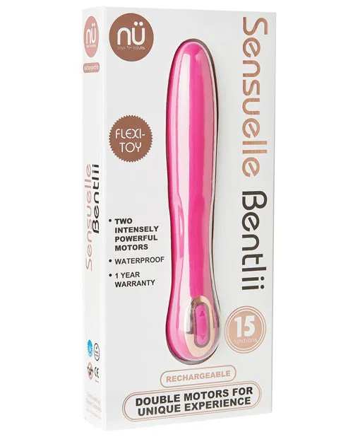 Novel Creations Usa INC Vibrators Sensuelle Bentlii 2 Motors Flexible Vibe