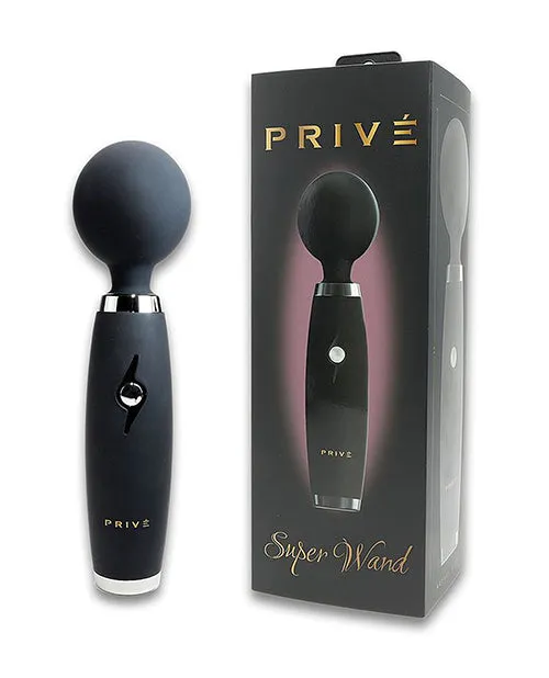 Novum Brands PRIVE Super Wand Massager Black Vibrators