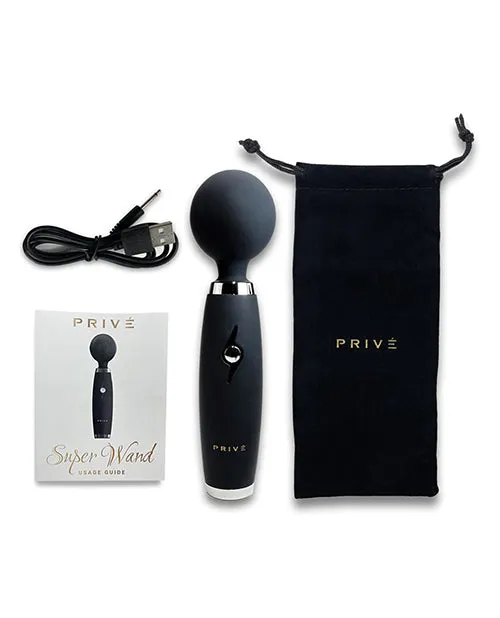 Novum Brands PRIVE Super Wand Massager Black Vibrators