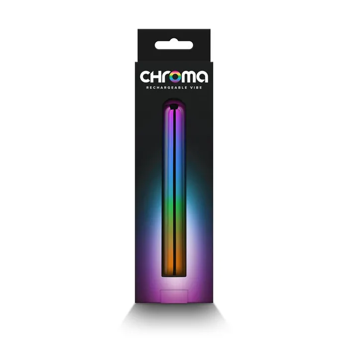 NS Novelties Female Sex Toys Chroma Rainbow Large Metallic Rainbow 138 cm USB Rechargeable Vibrator NS Novelties Female Sex Toys Chroma Rainbow Large Metallic Rainbow 138 cm USB Rechargeable Vibrator