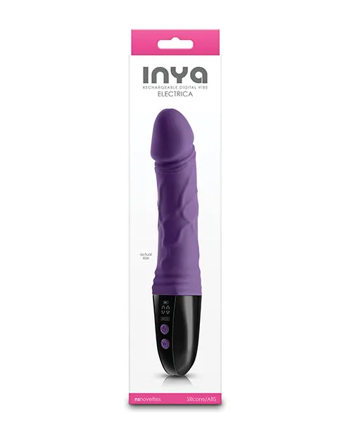 Ns Novelties INC INYA Electrica Phallic Digital Vibrator Purple Vibrators