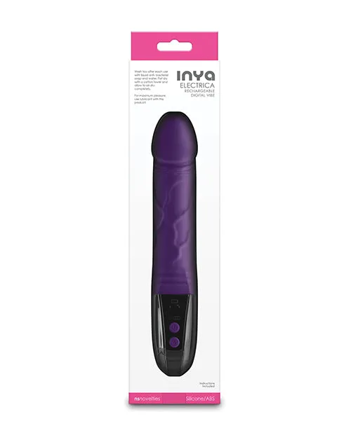 Ns Novelties INC INYA Electrica Phallic Digital Vibrator Purple Vibrators Ns Novelties INC INYA Electrica Phallic Digital Vibrator Purple Vibrators