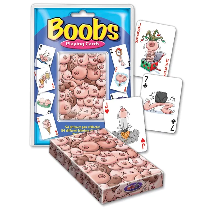 nsnovelties Vibrators Ozze Boobs Playing Cards