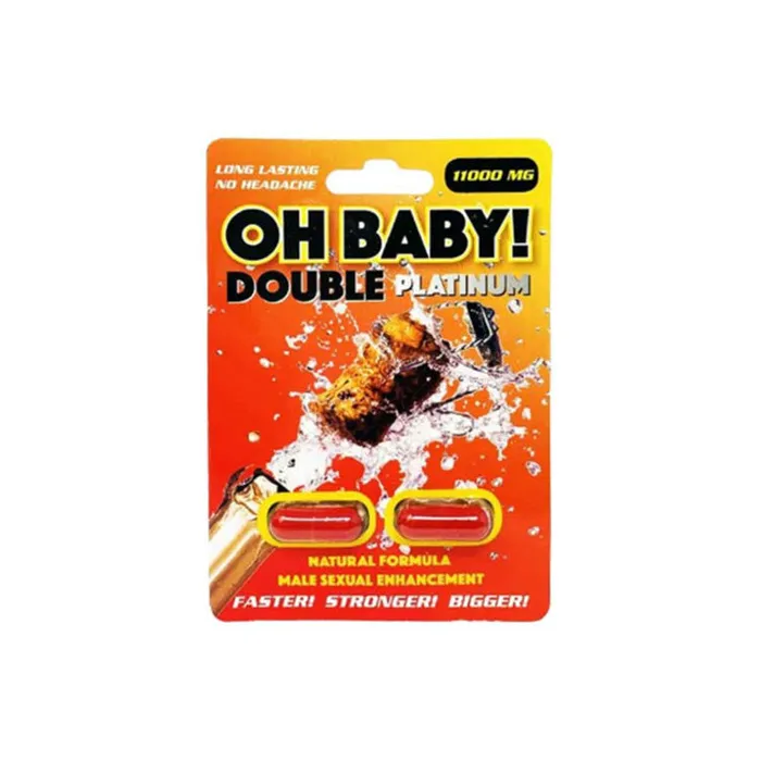 Oh Baby Dildos Oh Baby Double Platinum 2pk