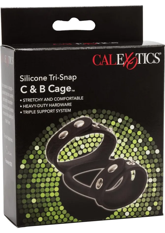 Rings Male Sex Toys Silicone TriSnap C and B Cage Cock Ring Rings Male Sex Toys Silicone TriSnap C and B Cage Cock Ring