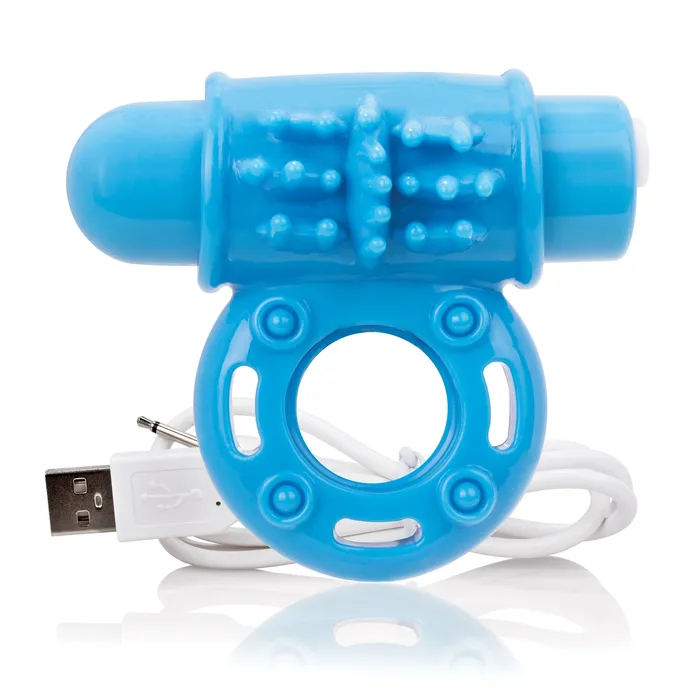 Screaming O Vibrators Charged Owow Rechargeable Vibe Ring Blue